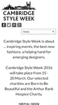 Mobile Screenshot of cambridgestyleweek.com